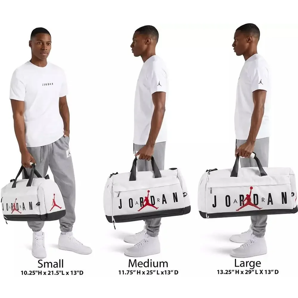 Jordan Velocity Duffel Bag - White - Medium